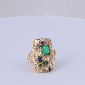 Vintage rhinestone ring